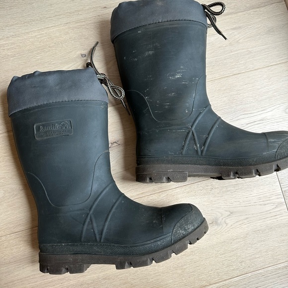 Kamik Men's Icebreaker Boots Green Sz 7, snow boot, rain boot, felt liner, warm - Picture 3 of 6